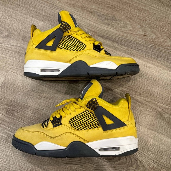 jordan 4 black lightning